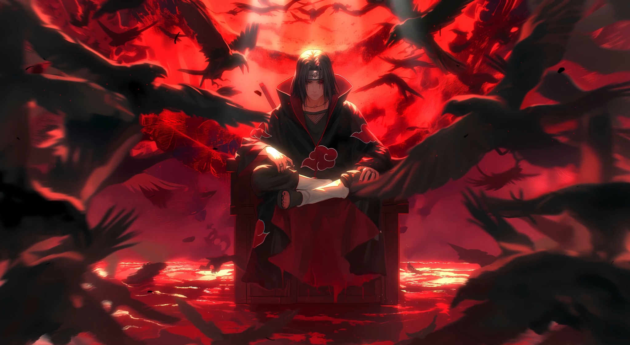4k live wallpaper for pc anime itachi