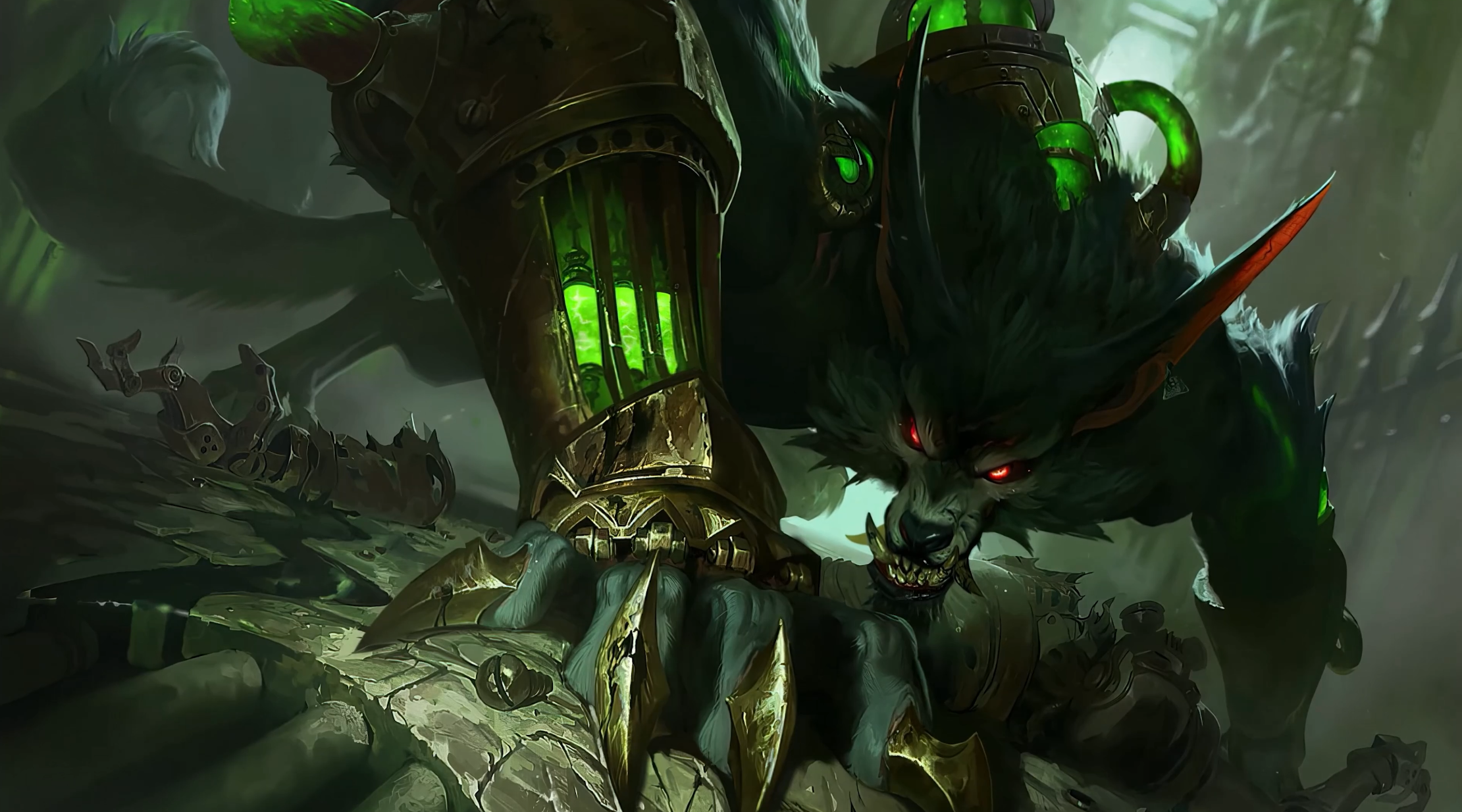 Unleashed Wrath of Zaun 4K Live Wallpaper