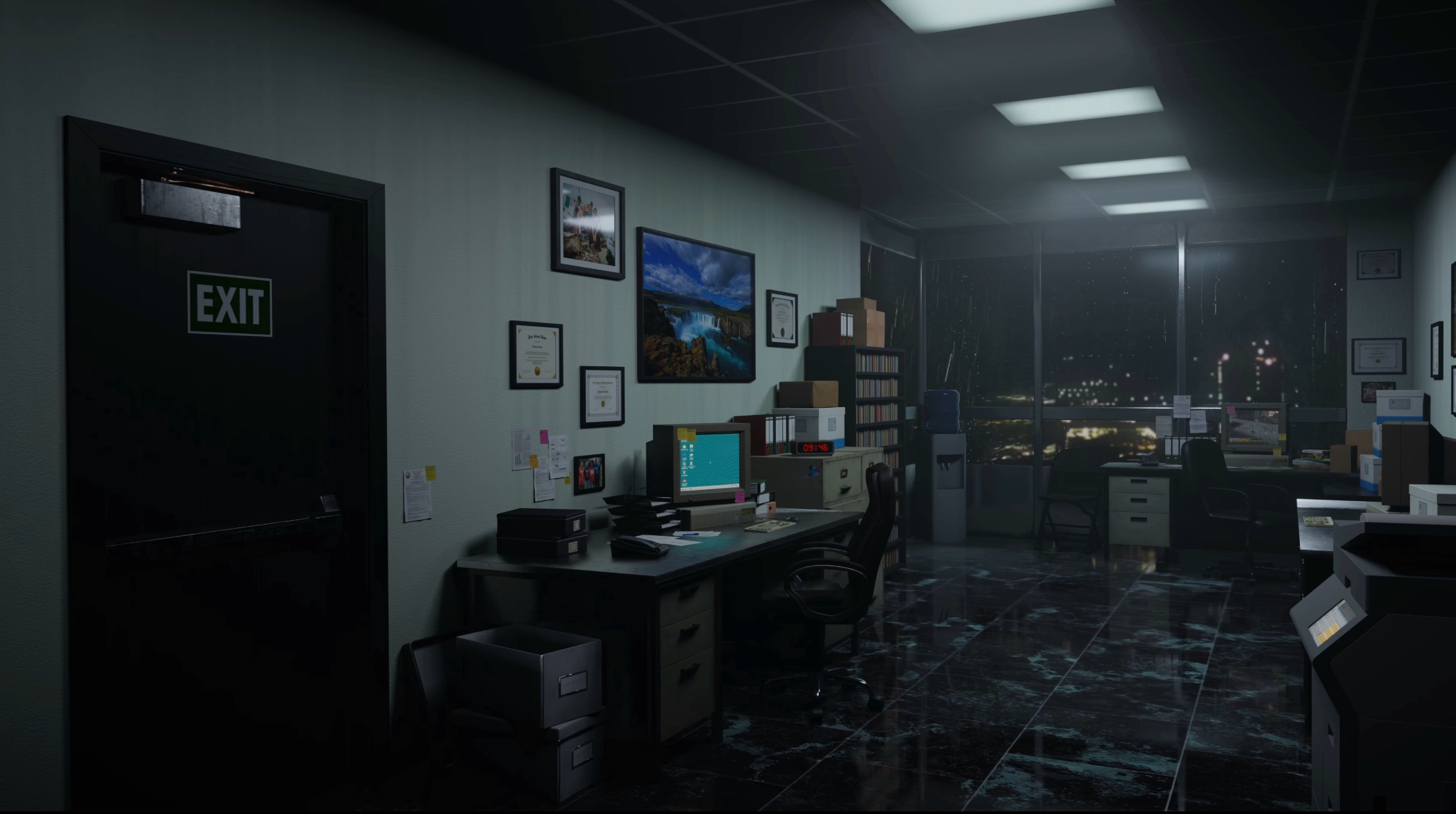 Retro Workspace 4K Live Wallpaper