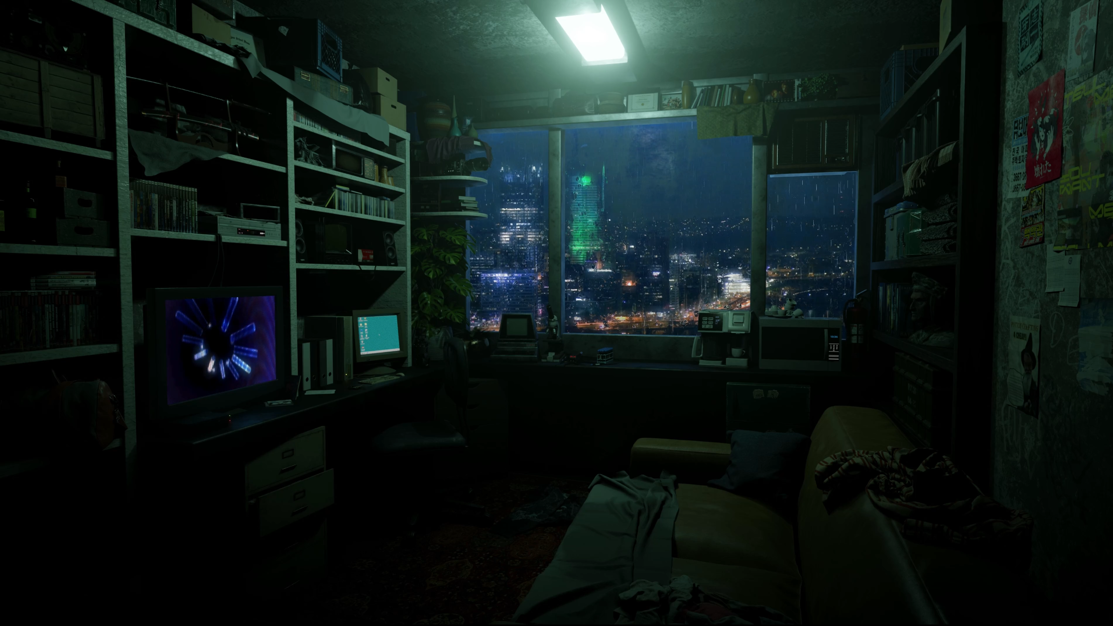 Evening Raindrops 4K Live Wallpaper