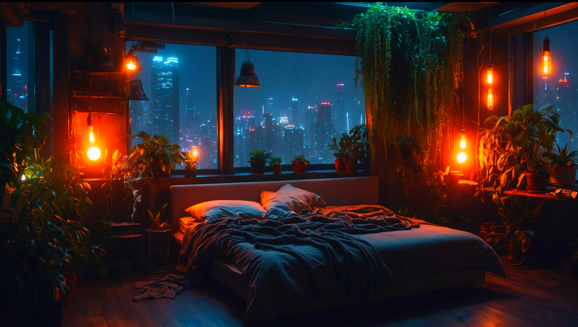 Ruby Lit Haven 4K Live Wallpaper