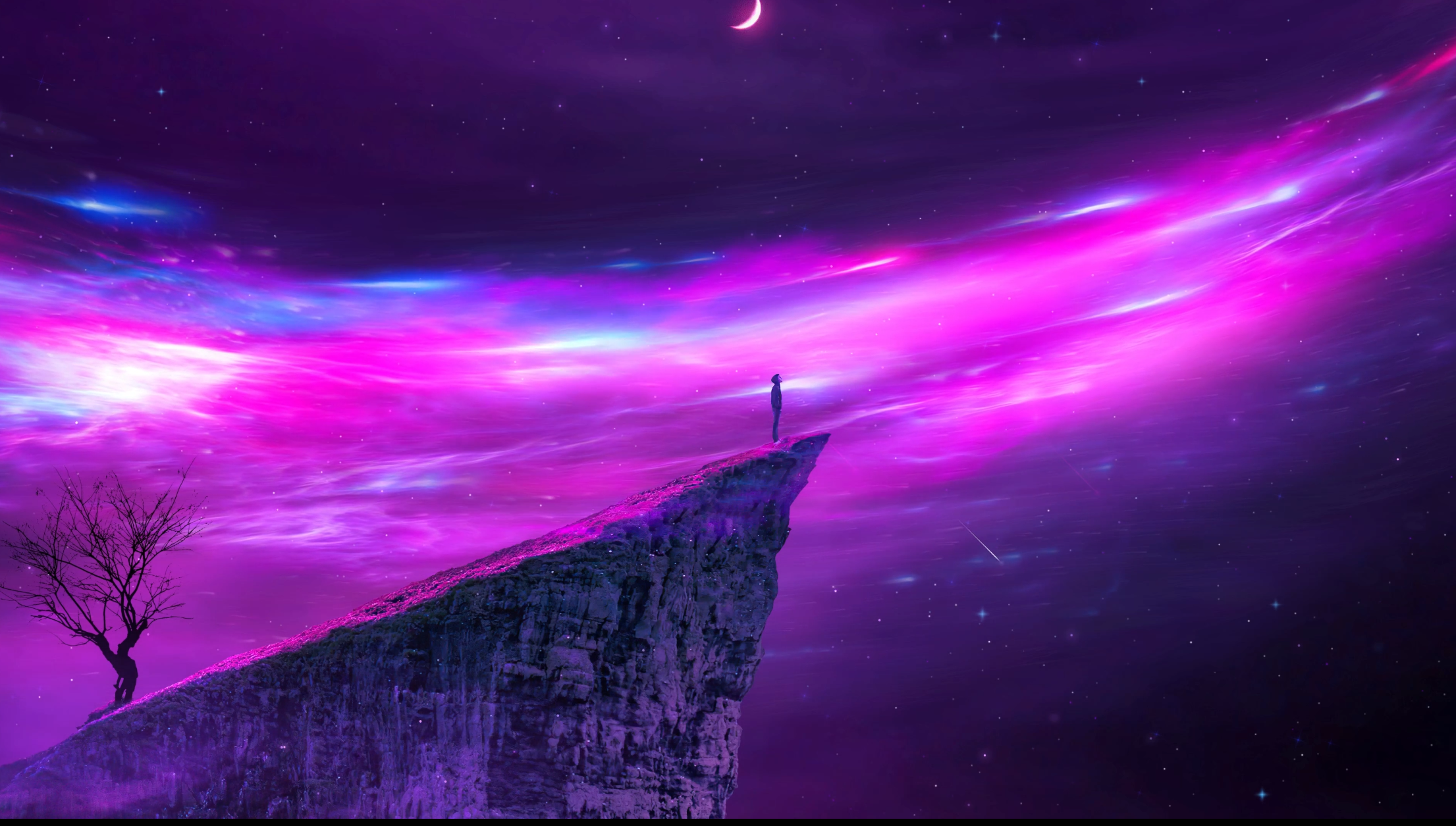Celestial Trails 4K Live Wallpaper