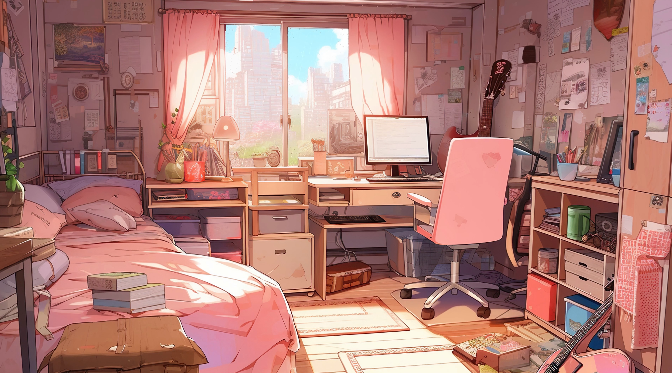 Pink Room 4K Live Wallpaper