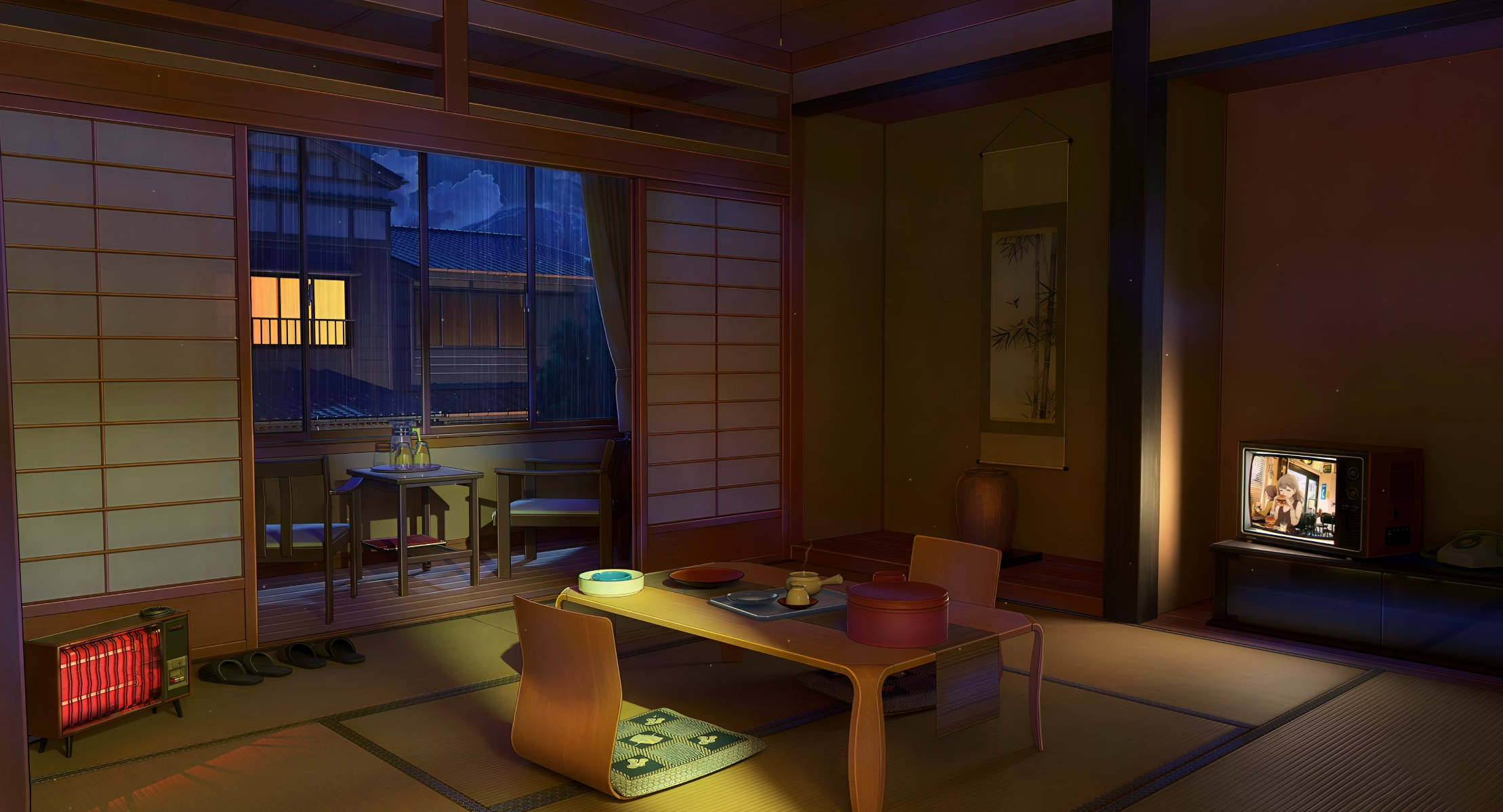 Serene Washitsu 4K Live Wallpaper