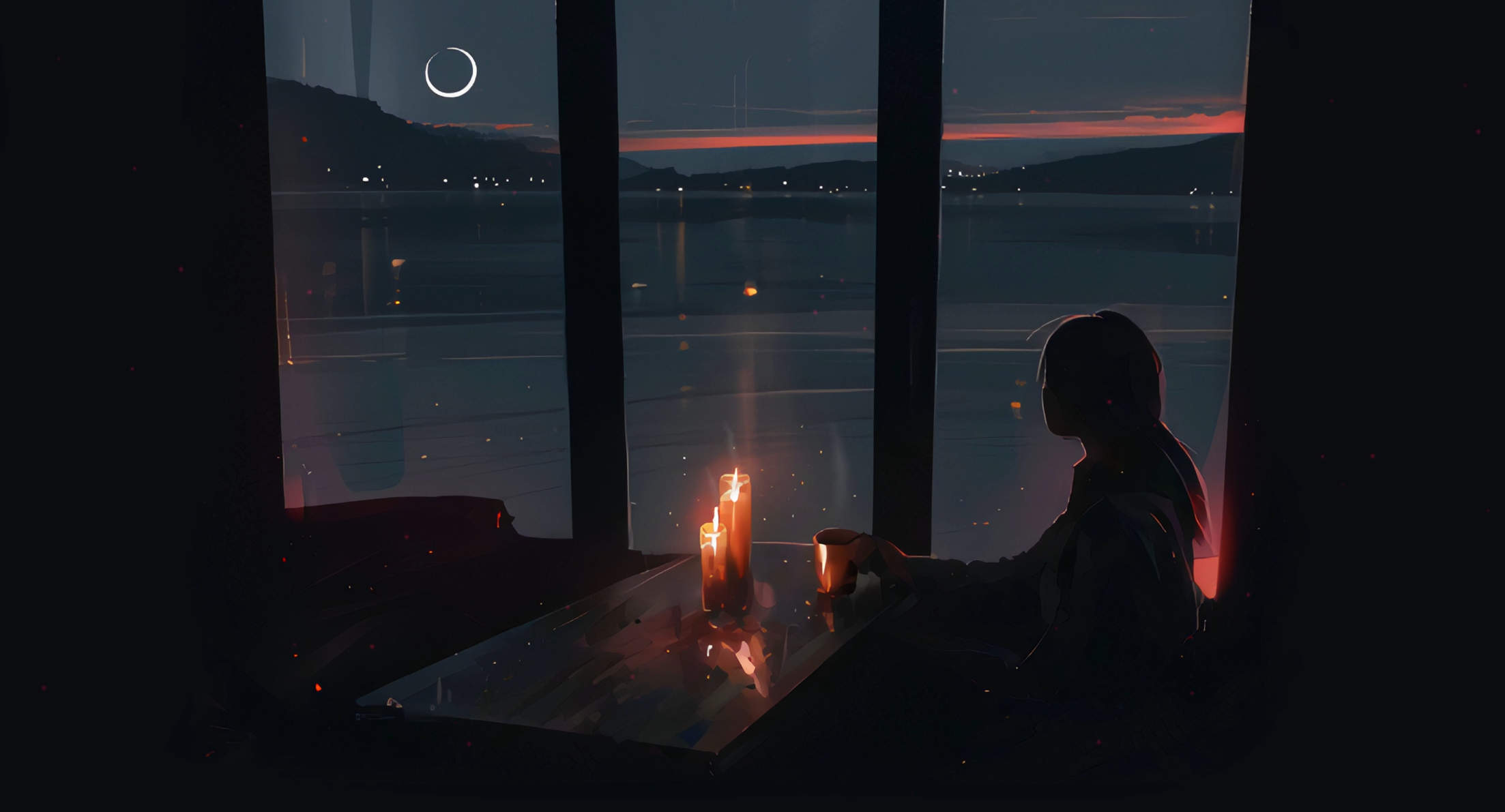 Dark Roast Nights 4K Live Wallpaper