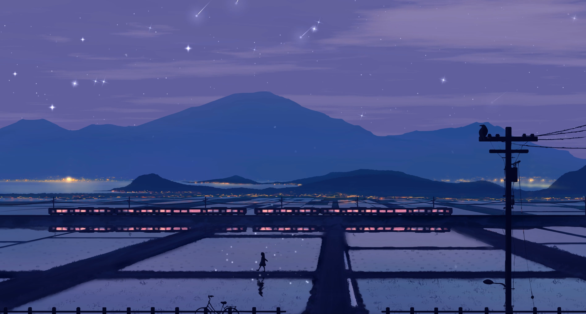 Green Horizon Rails 4K Live Wallpaper