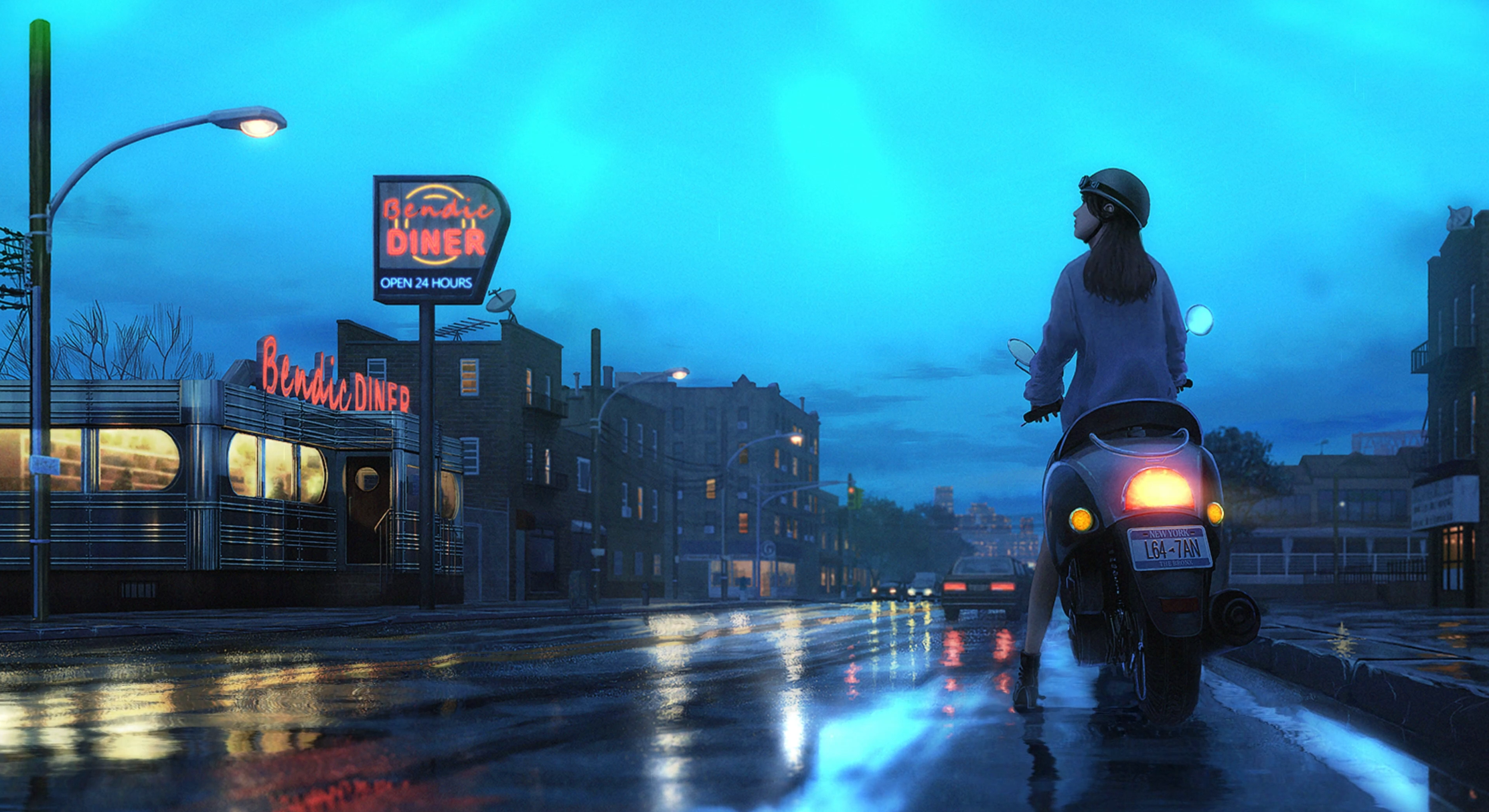 Urban Rider 4K Live Wallpaper