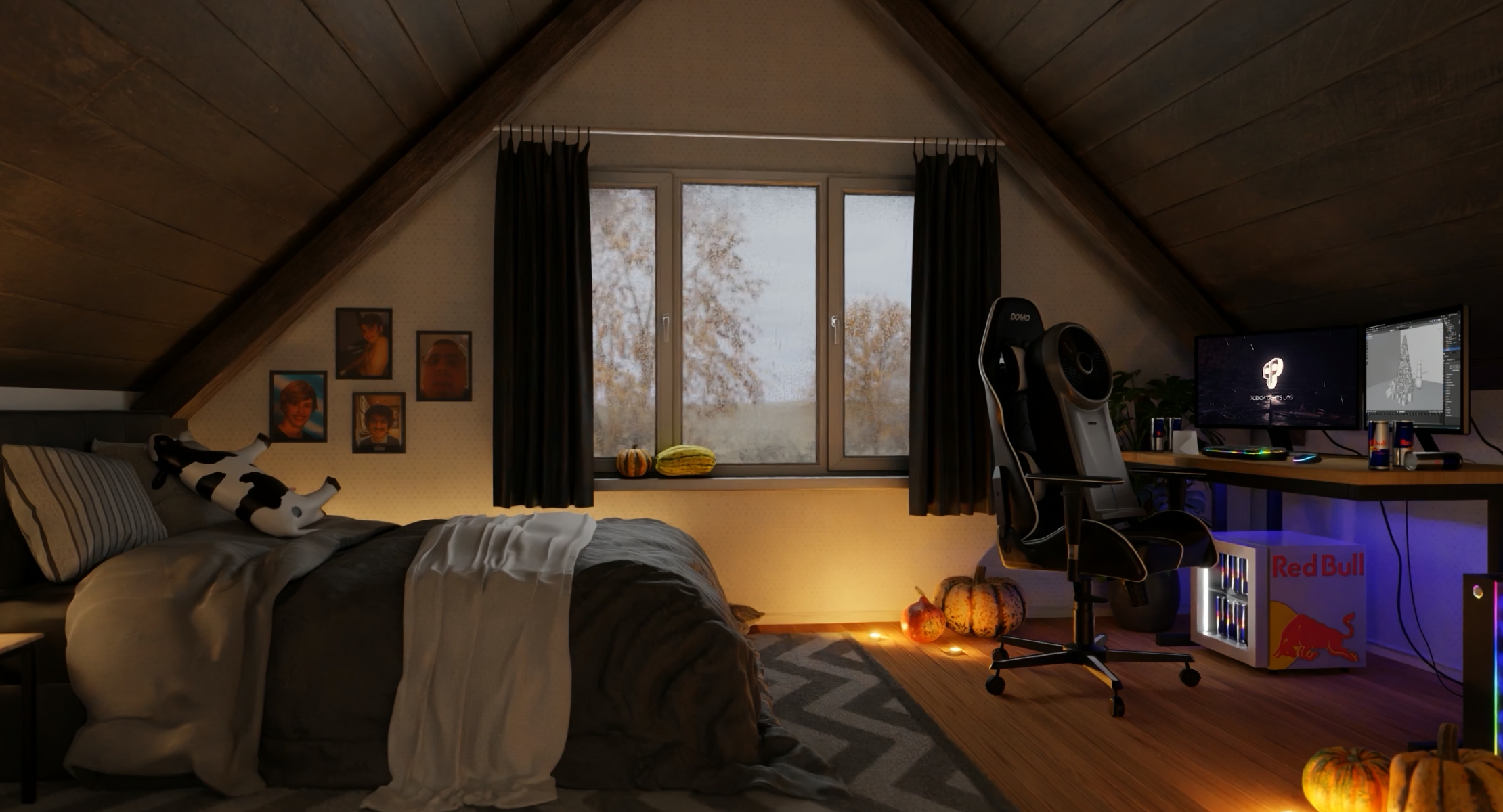 Attic Tranquility 4K Live Wallpaper