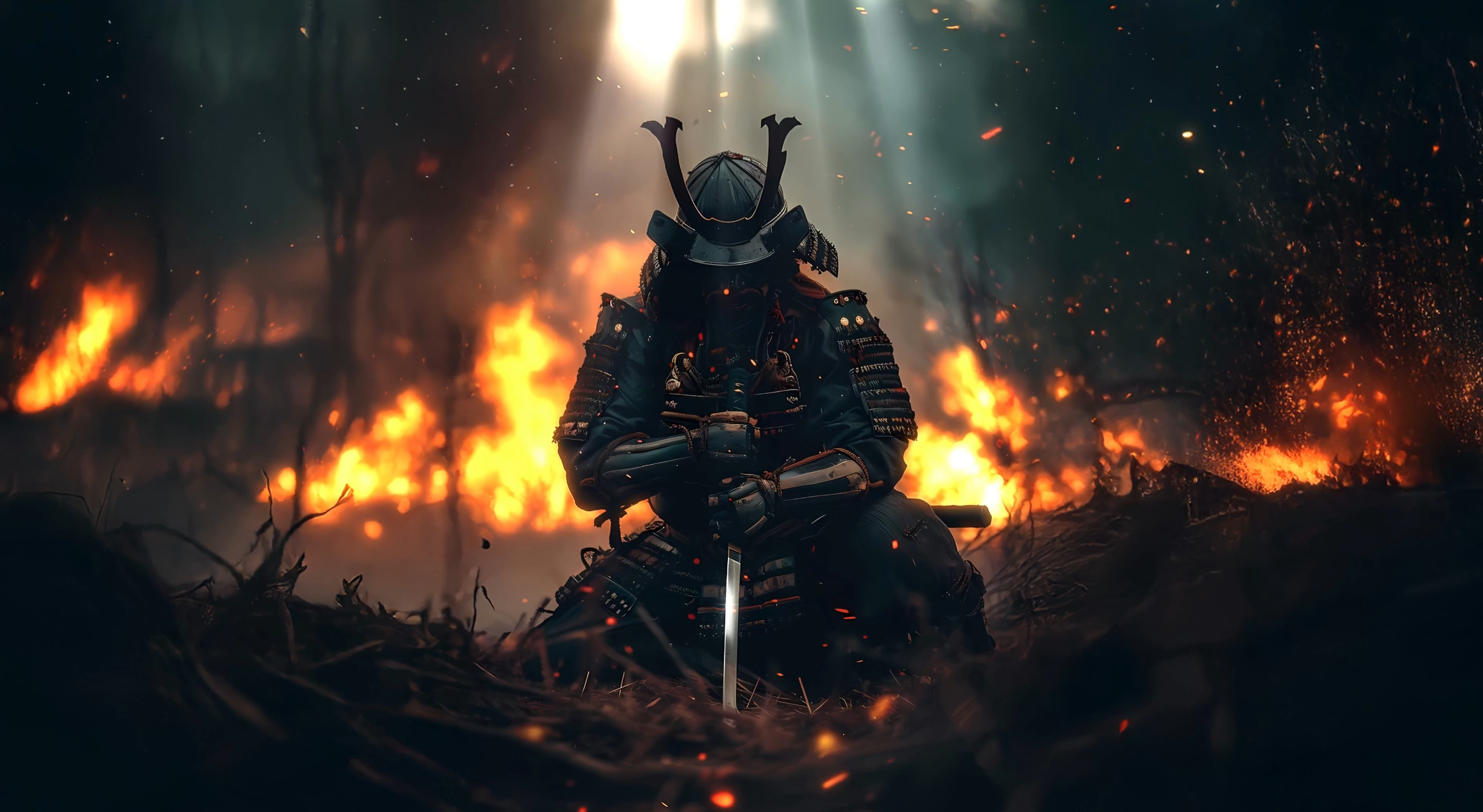 Wrathful Samurai 4K Live Wallpaper