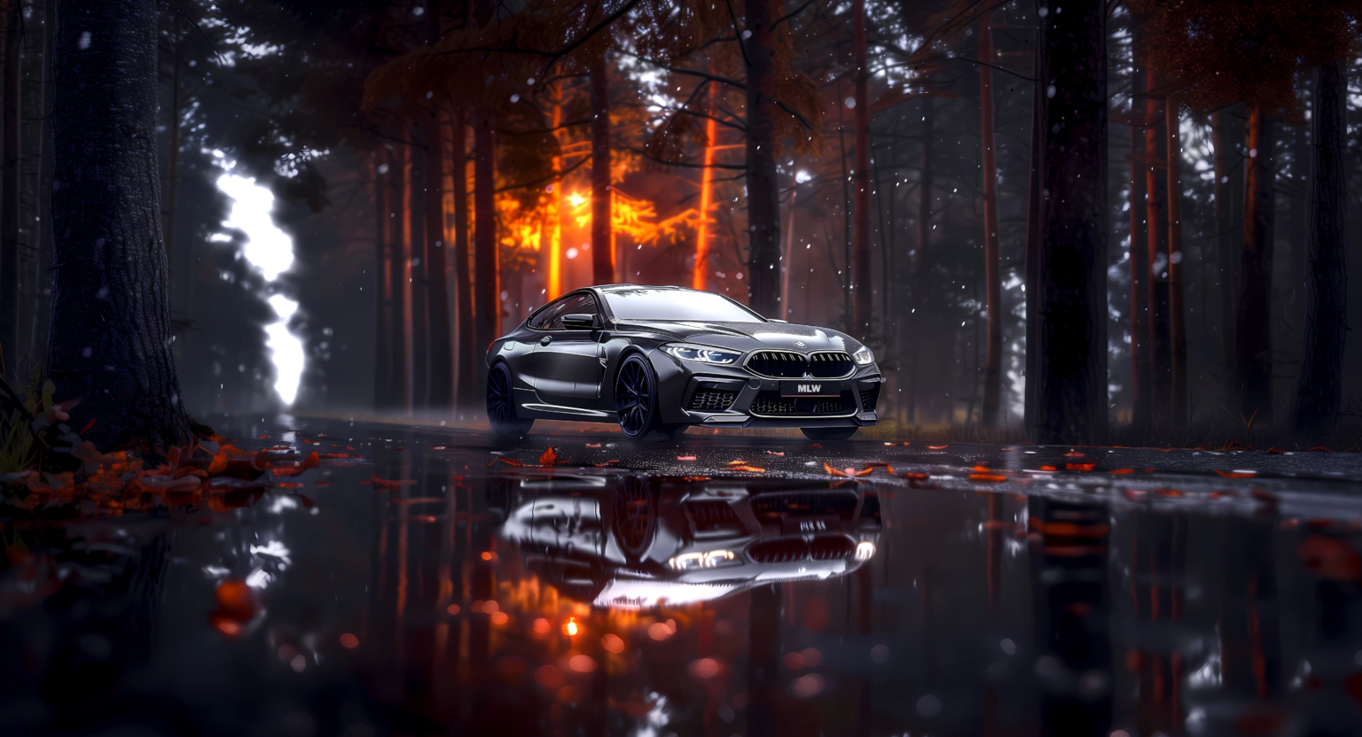 BMW M8 Wild Drive Beautiful 4K Live Wallpaper