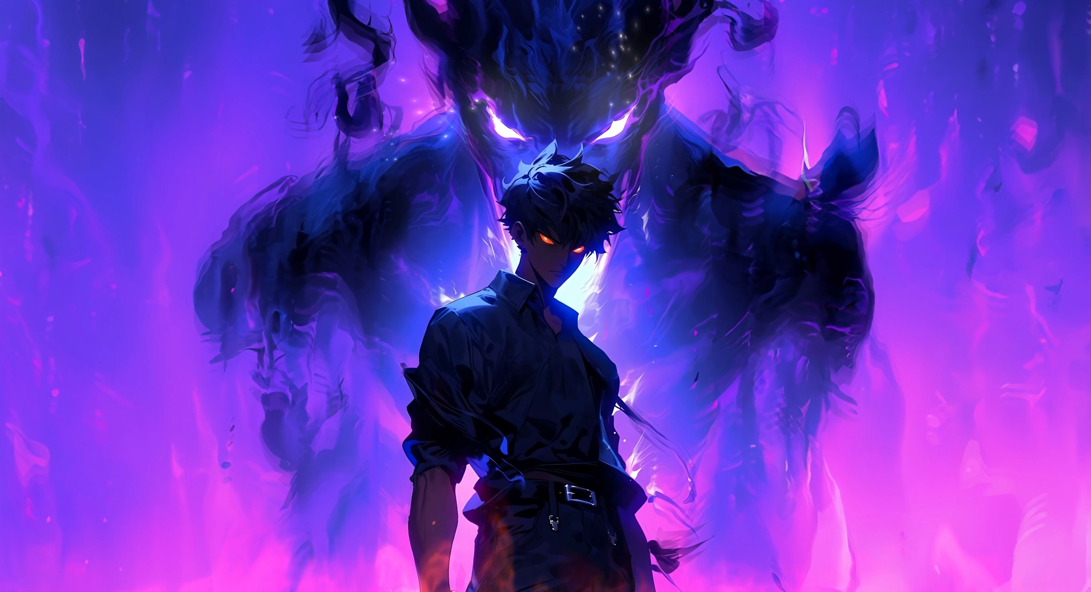 Shadow King Jinwoo 4K Live Wallpaper