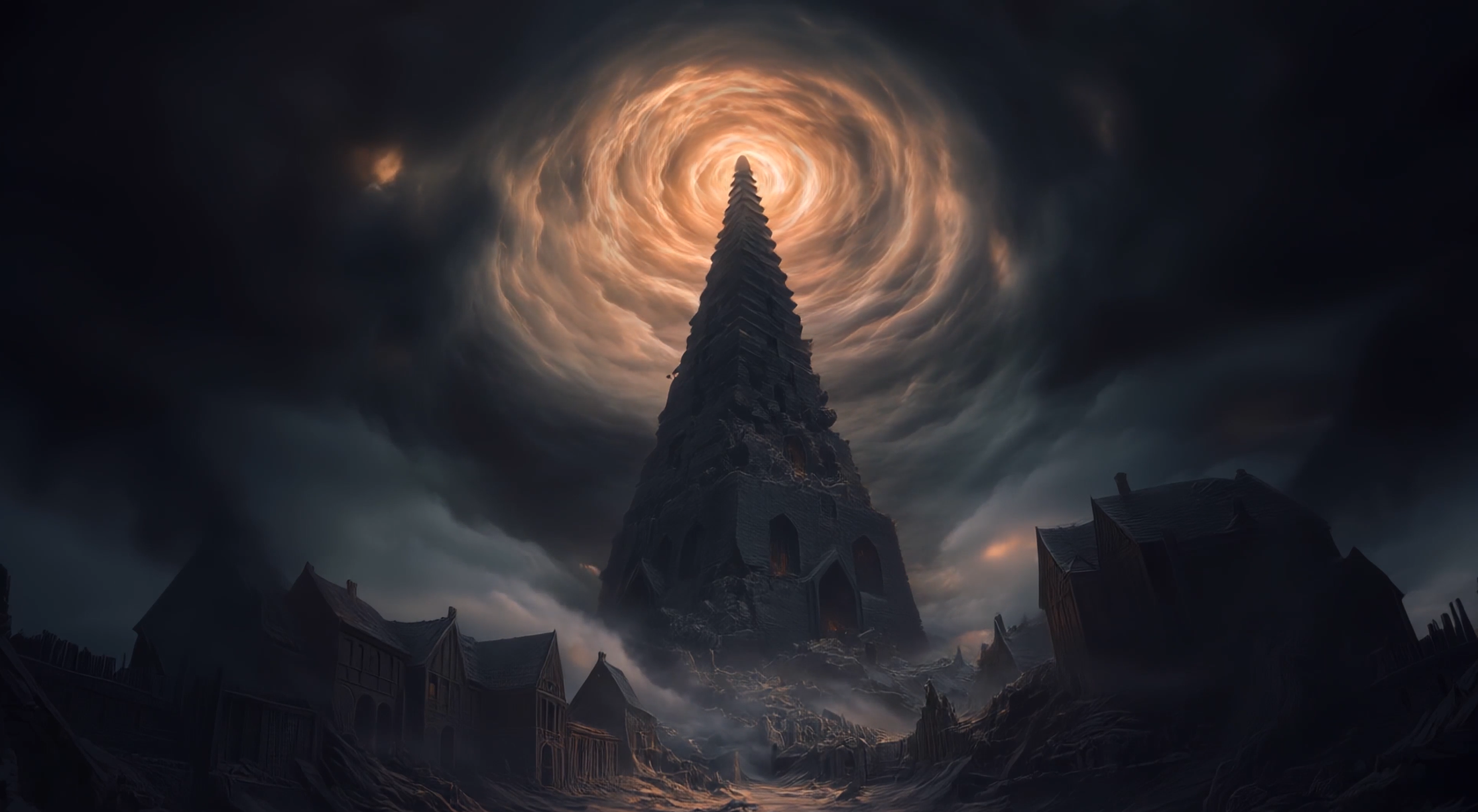The Ominous Spire 4K Live Wallpaper