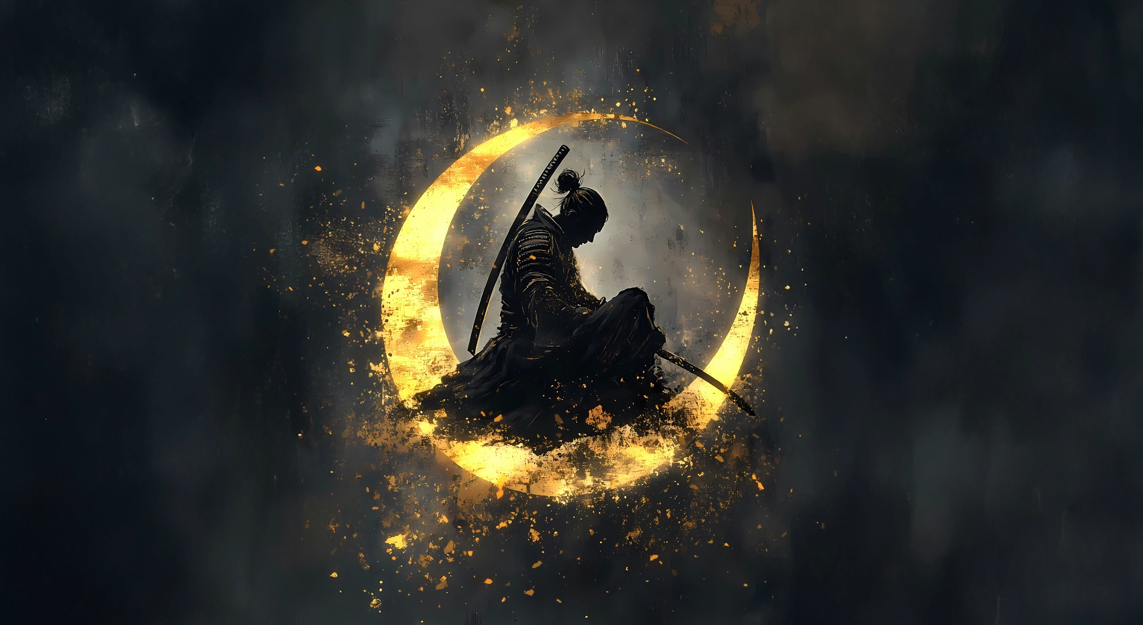 Lunar Blade Samurai 4K Live Wallpaper