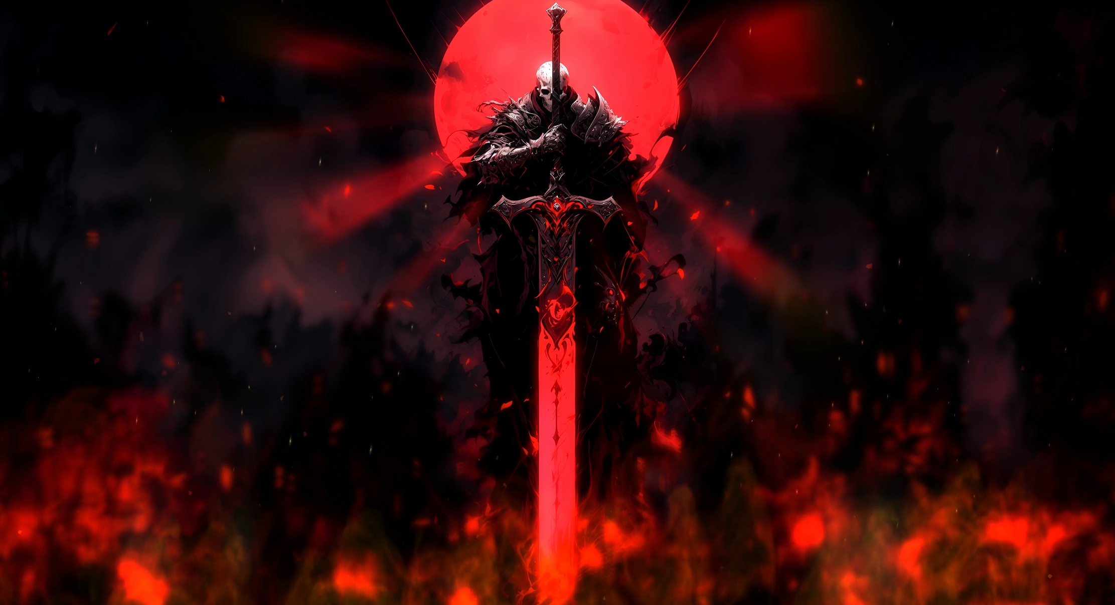 Skull Warlord 4K Live Wallpaper