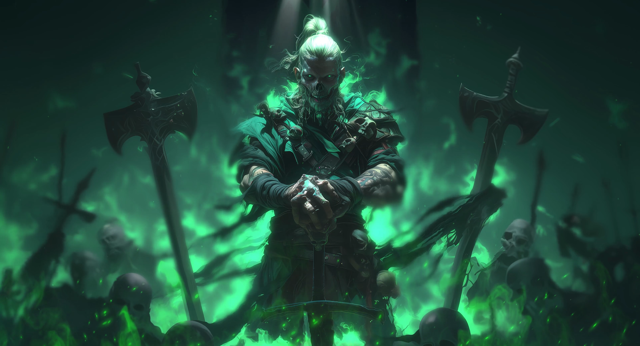 Reanimated Viking 4K Live Wallpaper
