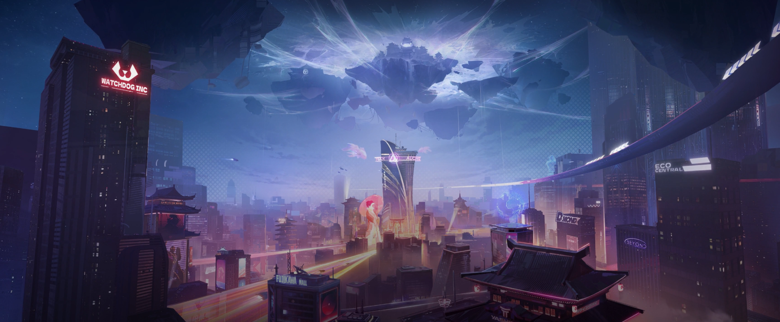Rivals of the Futuristic City Beautiful 4K Live Wallpaper