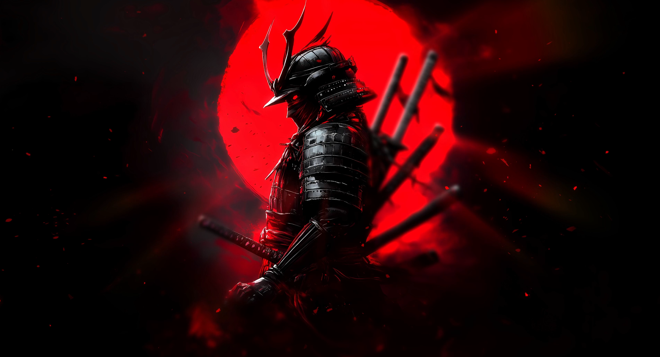 Blood Sun Fighter 4K Live Wallpaper