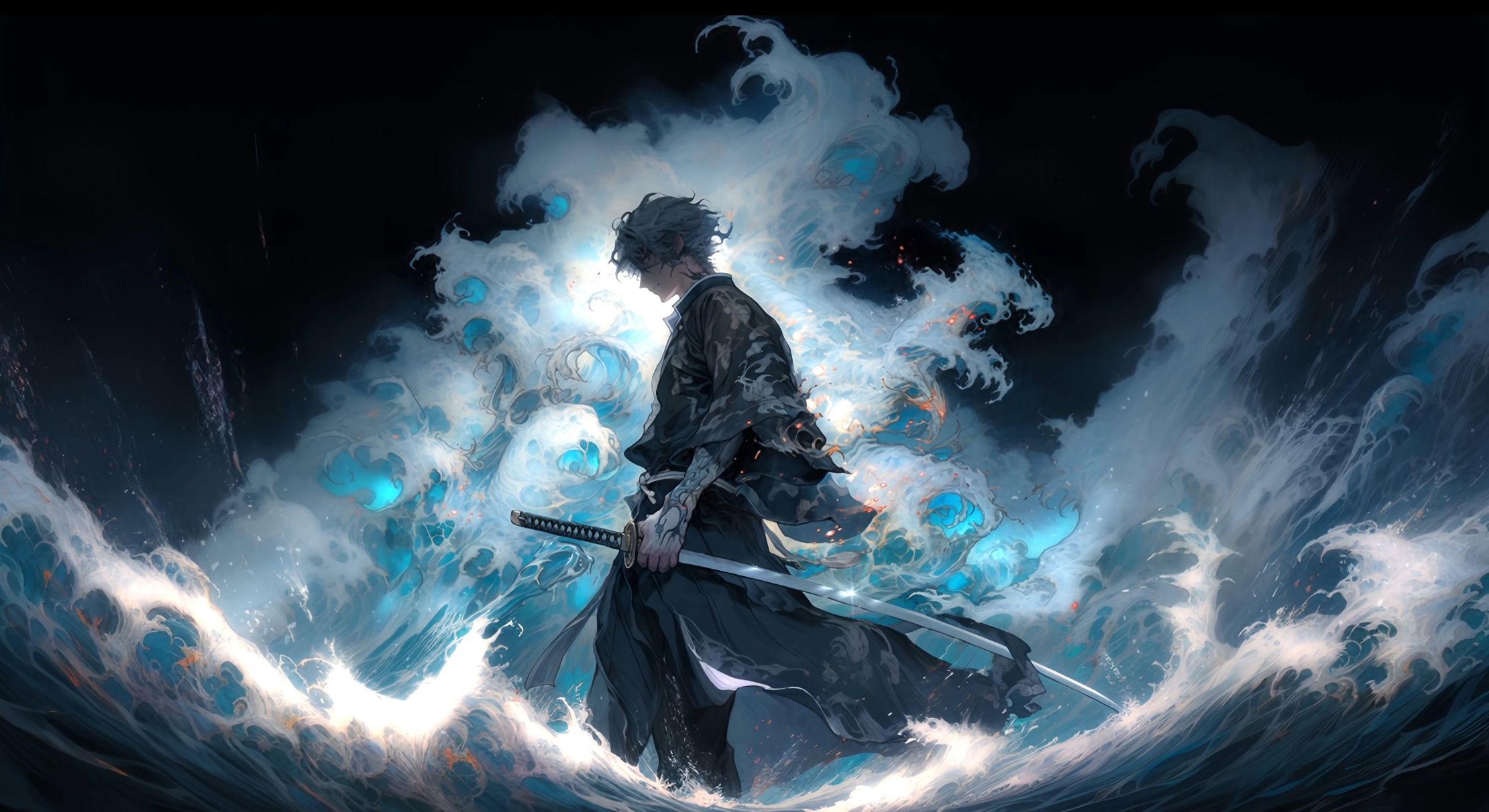 Waves of the Shogun 4K Live Wallpaper