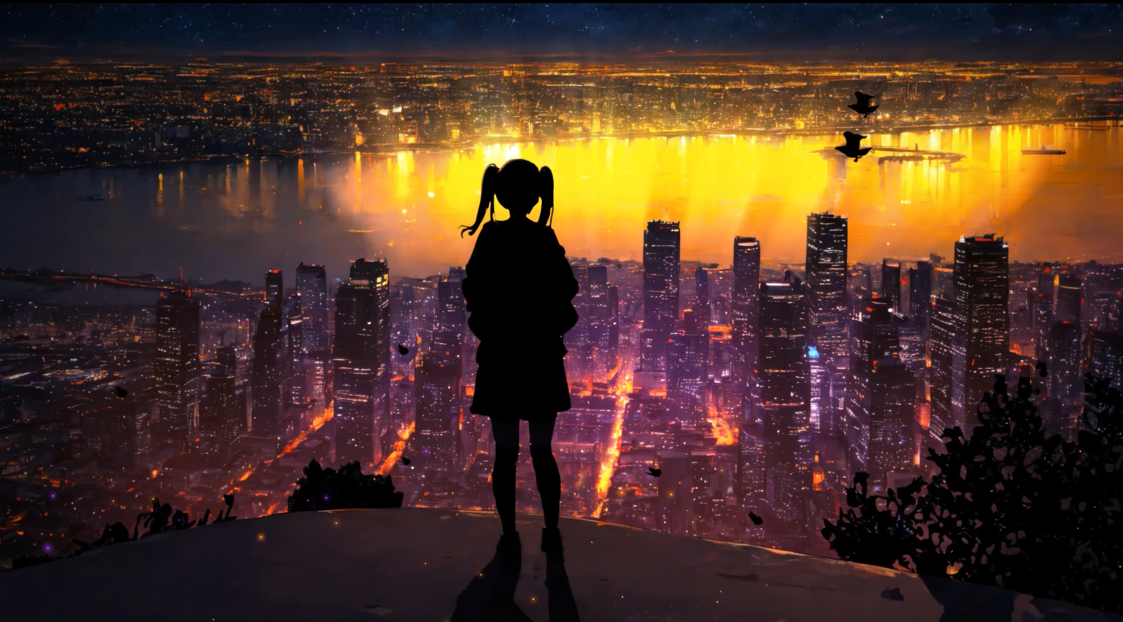 Metropolis Outline 4K Live Wallpaper