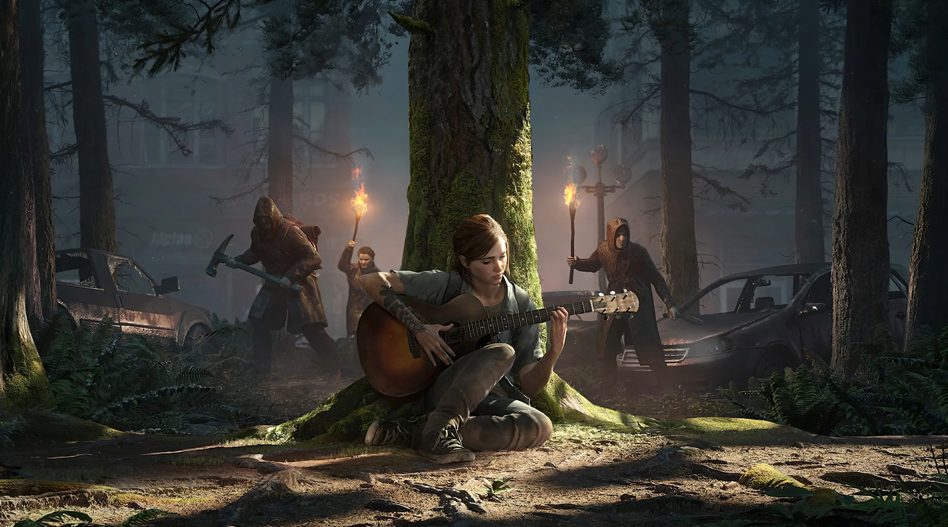 Ellie and Her Guitar 4K Live Wallpaper