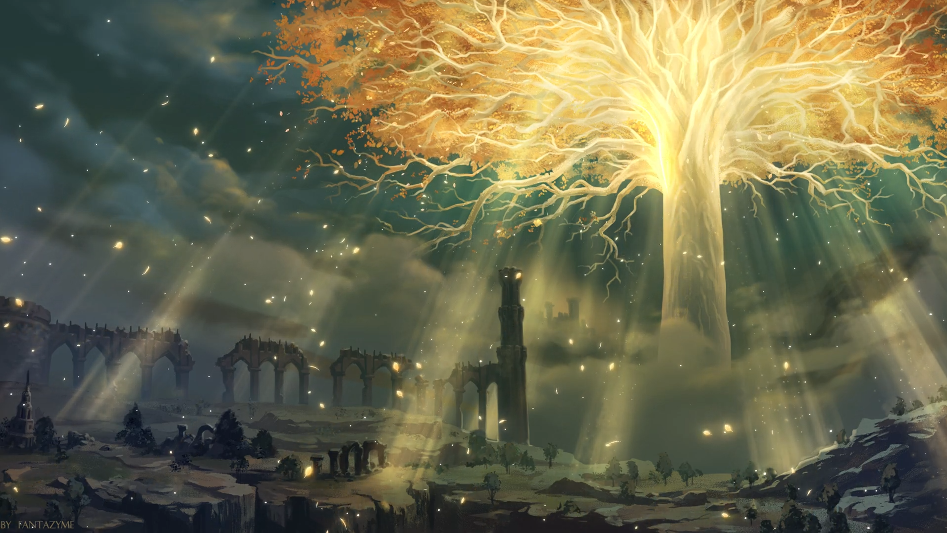 Golden Erdtree 4K Live Wallpaper