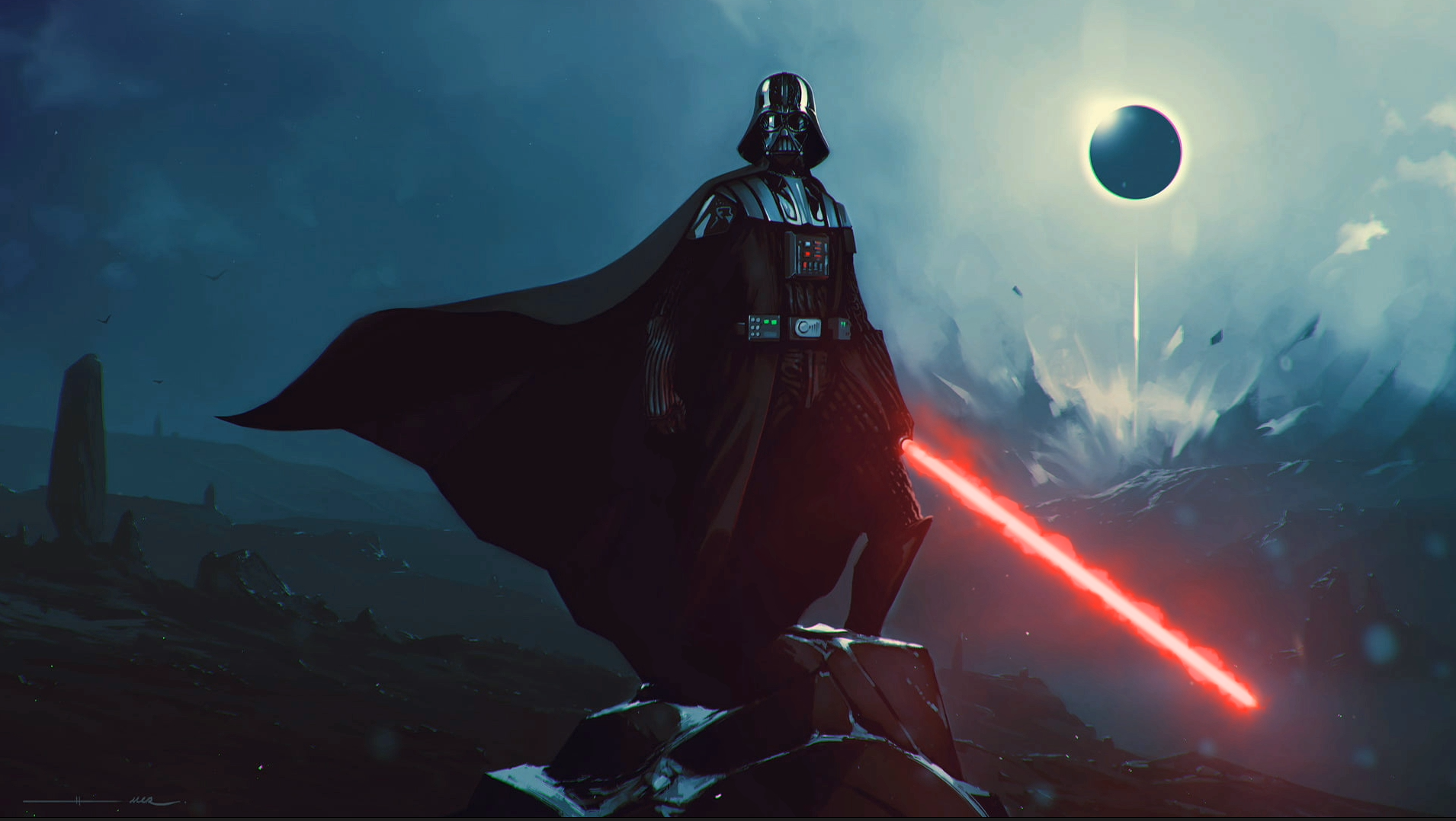 The Dark Side Saber 4K Live Wallpaper