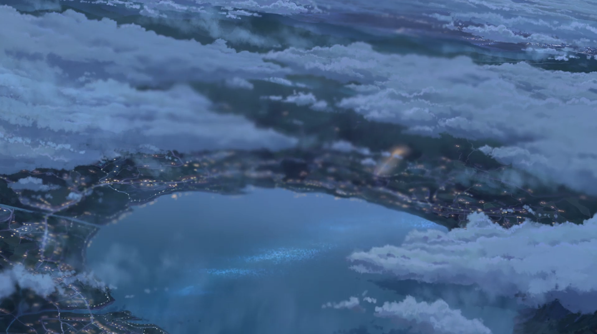 Majestic Fall from the Clouds Full HD Live Wallpaper