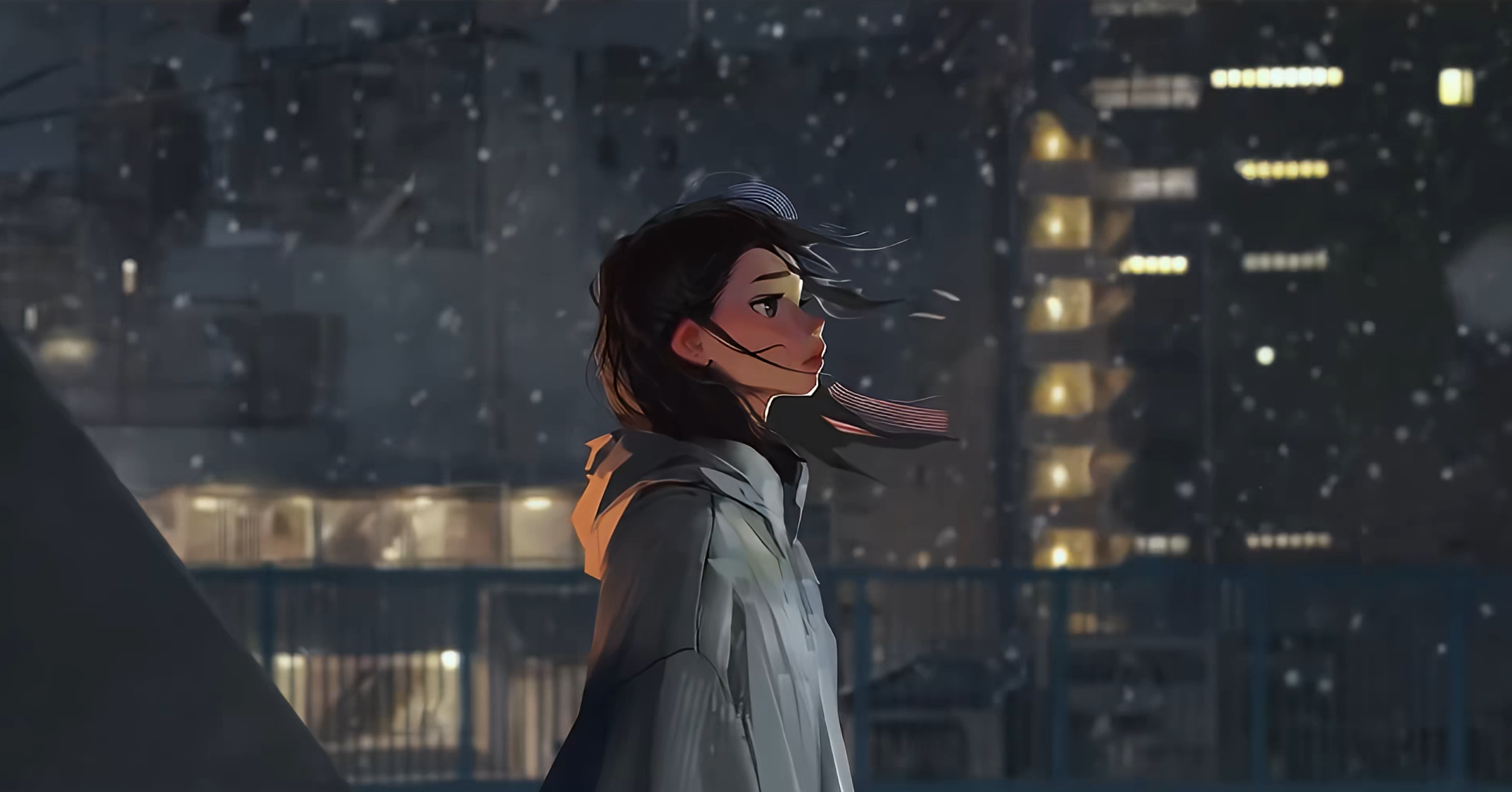 Winter Girl 4K Live Wallpaper free